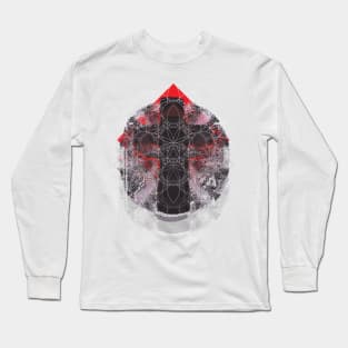 Glitched Christian Long Sleeve T-Shirt